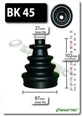 Shaftec BK45 Bellow Kit, drive shaft - 1