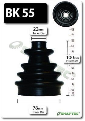 Shaftec BK55 Bellow Kit, drive shaft - 1