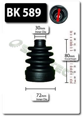 Shaftec BK589 Bellow Kit, drive shaft - 1