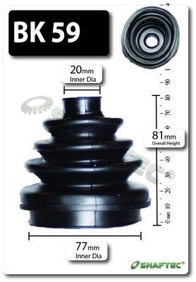 Shaftec BK59 Bellow Kit, drive shaft - 1