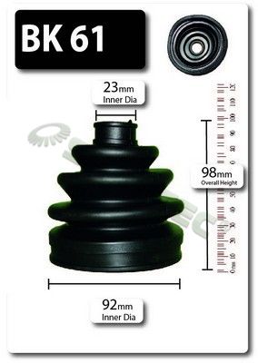 Shaftec BK61 Bellow Kit, drive shaft - 1