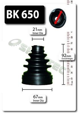Shaftec BK650 Bellow Kit, drive shaft - 1