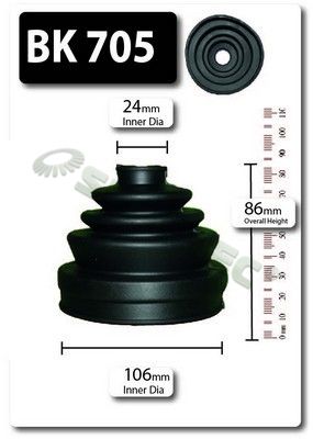 Shaftec BK705 Bellow Kit, drive shaft - 1