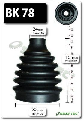Shaftec BK78 Bellow Kit, drive shaft - 1