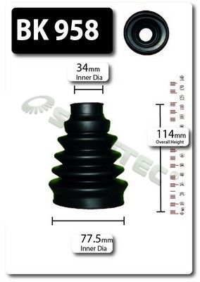 Shaftec BK958 Bellow Kit, drive shaft - 1