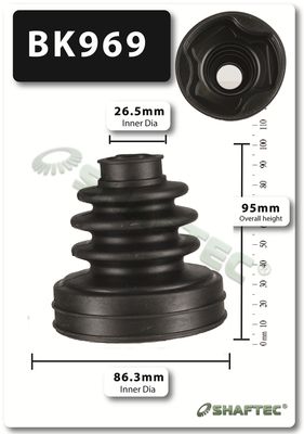Shaftec BK969 Bellow Kit, drive shaft - 1