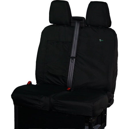 Van Seat Cover - Double - Black -Ford Transit Custom 2013-23