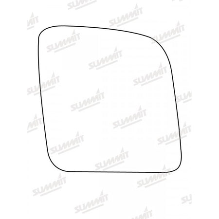 Mirror Glass Replacement - Commercial OEM Style With Base Plate