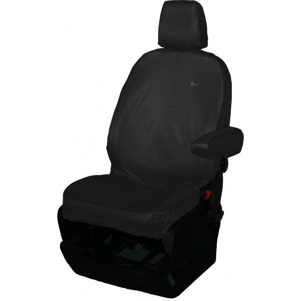 Van Seat Cover - Single - Black - Ford Transit 2013 on , Custom 13-23 only