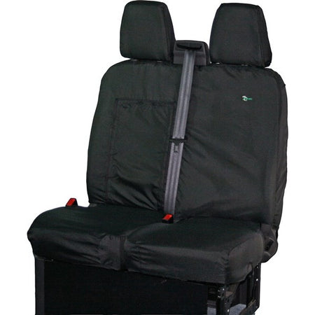 Van Seat Cover - Double - Black - Ford Transit 2014 Onwards