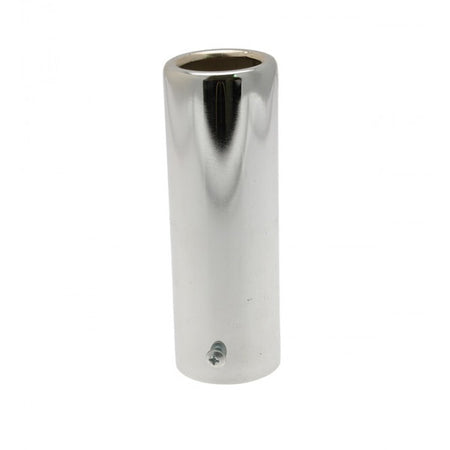 Exhaust Trim - Straight Rolled End - Chrome - 51mm