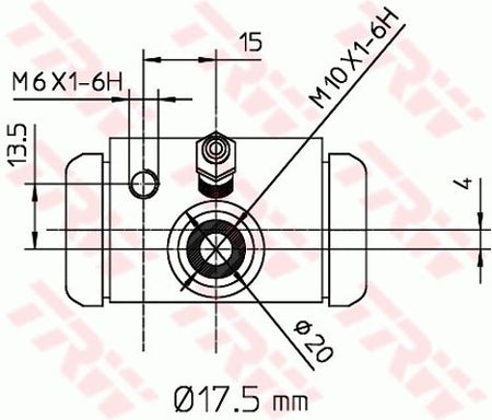 TRW BWC243 Wheel Brake Cylinder - 2