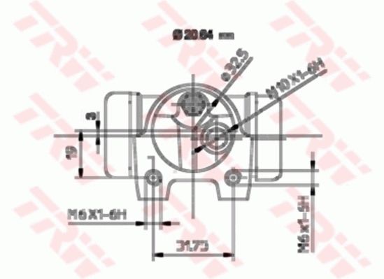 TRW BWF118 Wheel Brake Cylinder - 2