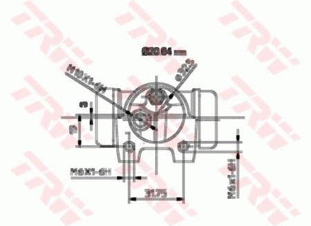 TRW BWF119 Wheel Brake Cylinder - 2