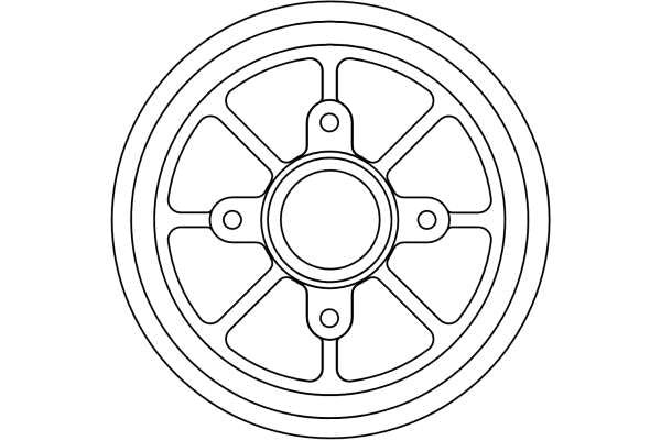 TRW DB4310 Brake Drum - 2