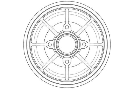TRW DB4546MR Brake Drum - 2