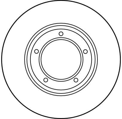 TRW DF1803 Brake Disc - 2