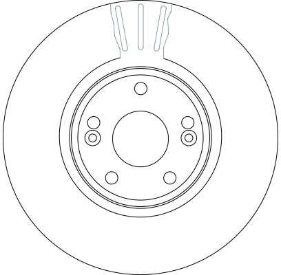 TRW DF4229S Brake Disc - 2