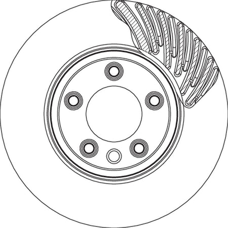 TRW DF4760S Brake Disc - 2