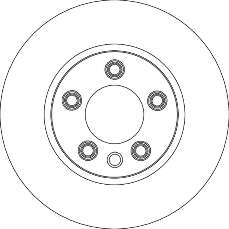 TRW DF4763S Brake Disc - 2