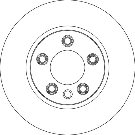 TRW DF4763S Brake Disc - 2