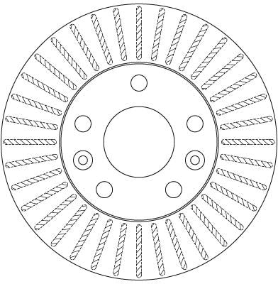TRW DF6200 Brake Disc - 2