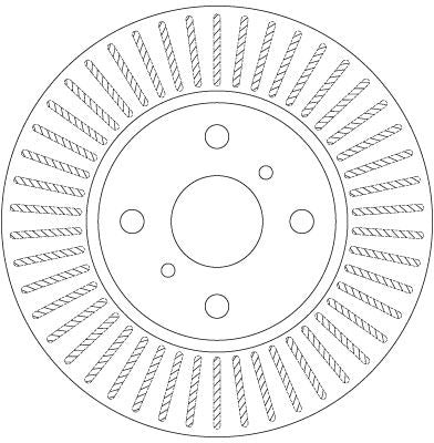 TRW DF6225 Brake Disc - 2