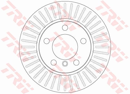 TRW DF6255 Brake Disc - 1