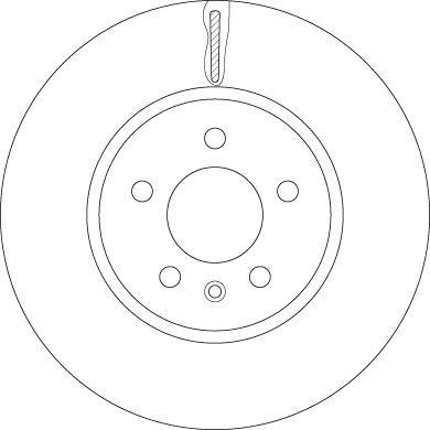 TRW DF6260S Brake Disc - 2