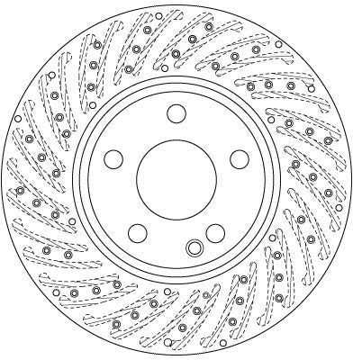 TRW DF6262S Brake Disc - 2
