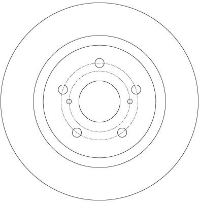 TRW DF6324 Brake Disc - 2