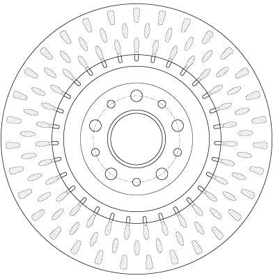 TRW DF6424 Brake Disc - 2