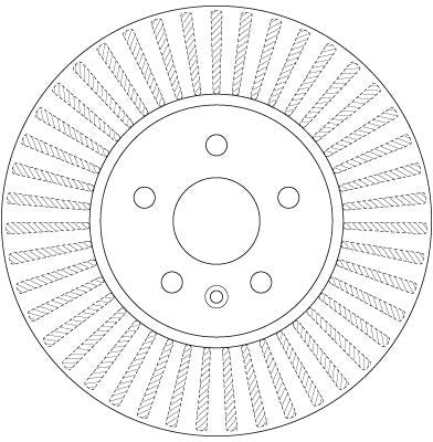 TRW DF6629 Brake Disc - 2