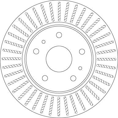 TRW DF6684 Brake Disc - 2