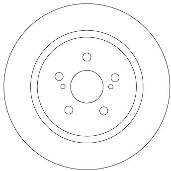 TRW DF6920 Brake Disc - 1