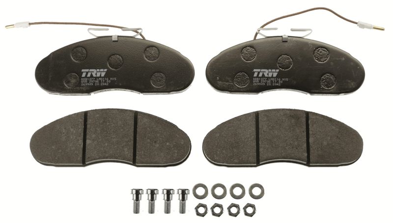 TRW GDB1077 Brake Pad Set, disc brake - 2