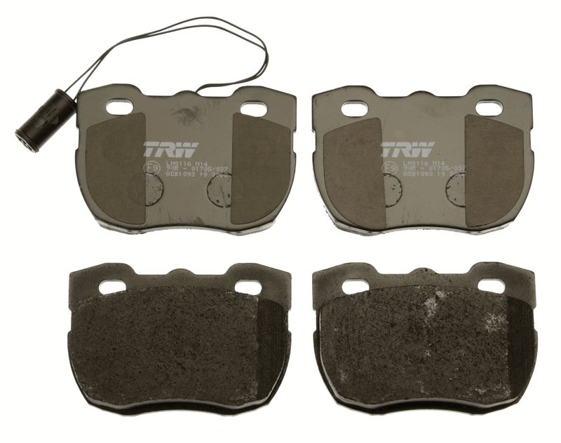 TRW GDB1093 Brake Pad Set, disc brake - 2
