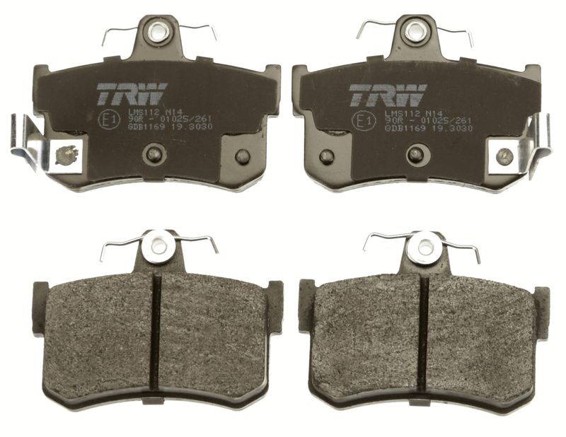 TRW GDB1169 Brake Pad Set, disc brake - 2
