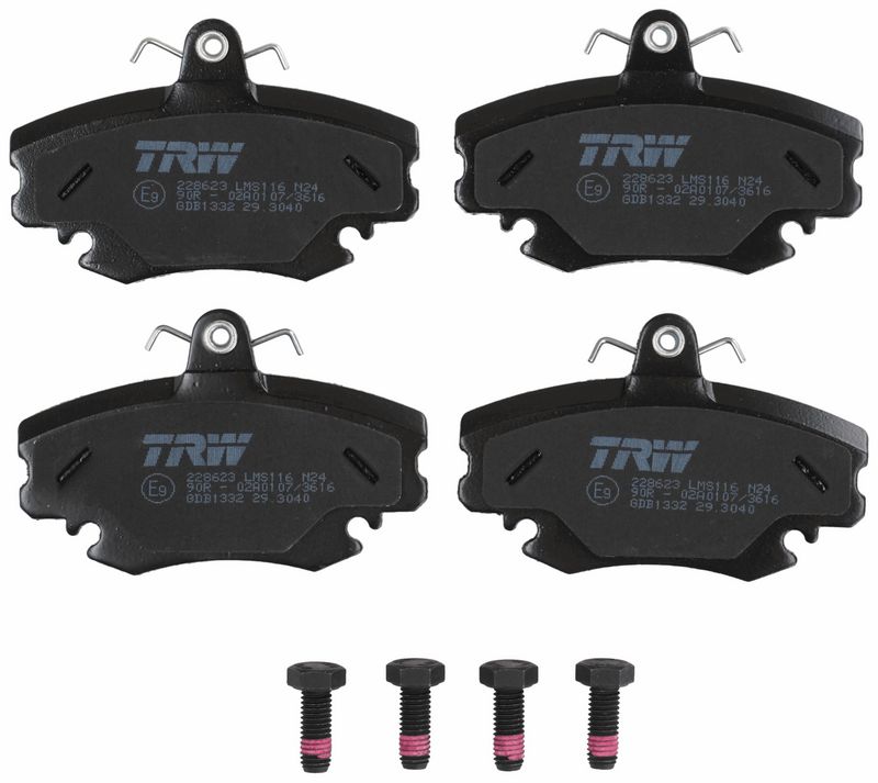 TRW GDB1332 Brake Pad Set, disc brake - 2