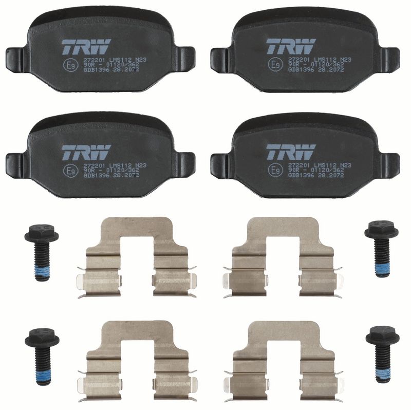 TRW GDB1396 Brake Pad Set, disc brake - 2