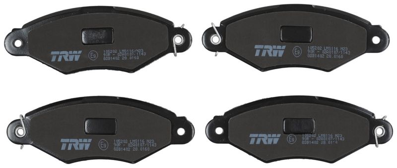 TRW GDB1402 Brake Pad Set, disc brake - 3