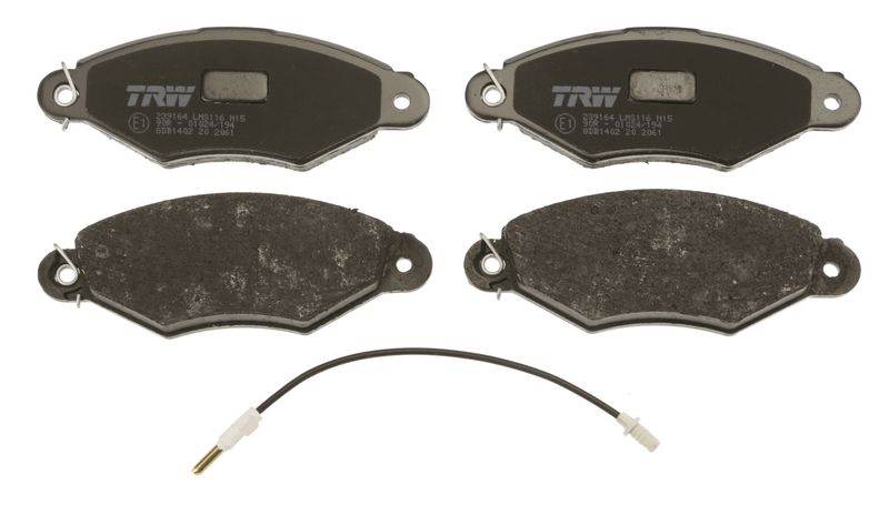 TRW GDB1402 Brake Pad Set, disc brake - 4