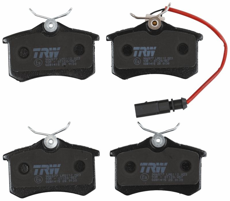 TRW GDB1415 Brake Pad Set, disc brake - 2