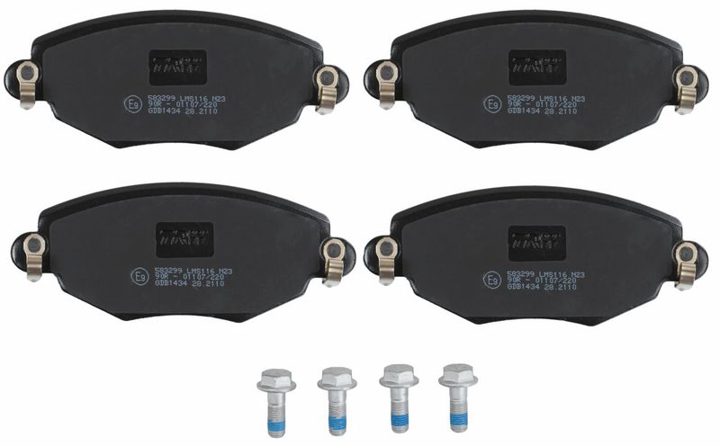 TRW GDB1434 Brake Pad Set, disc brake - 2