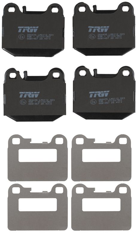 TRW GDB1457 Brake Pad Set, disc brake - 2