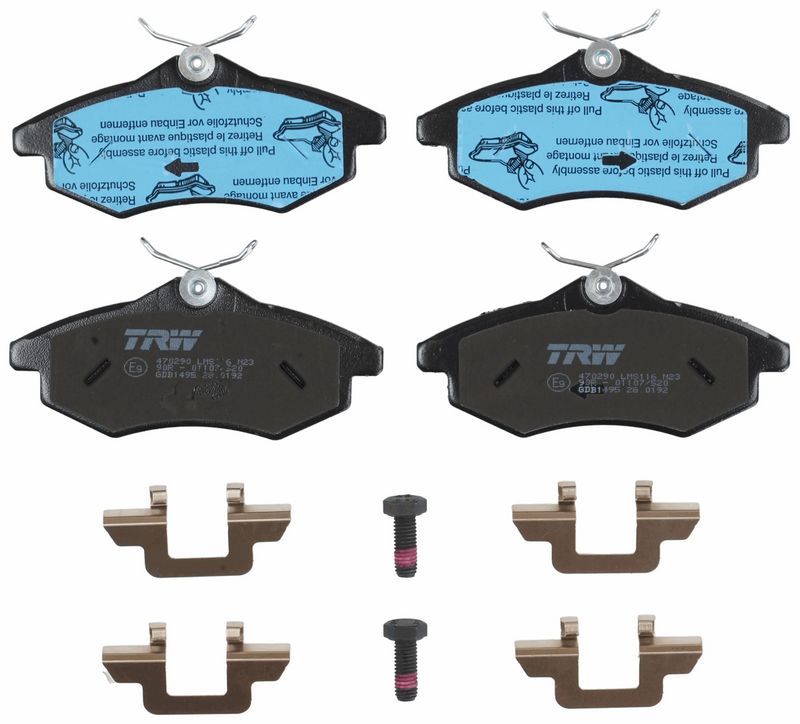 TRW GDB1495 Brake Pad Set, disc brake - 2
