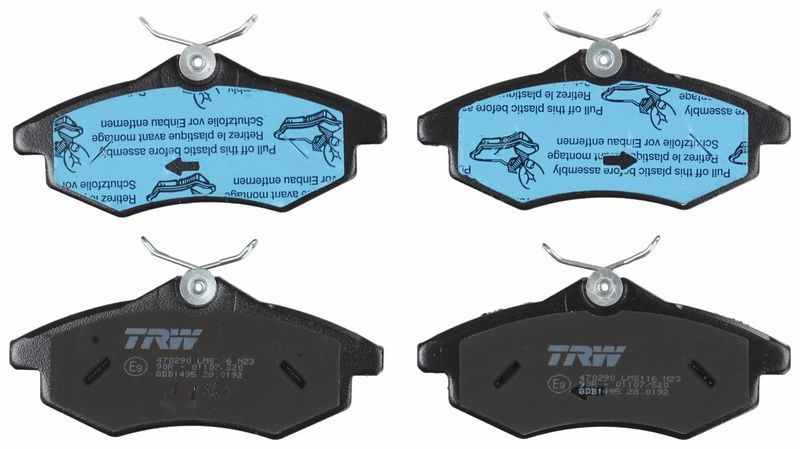 TRW GDB1495 Brake Pad Set, disc brake - 4