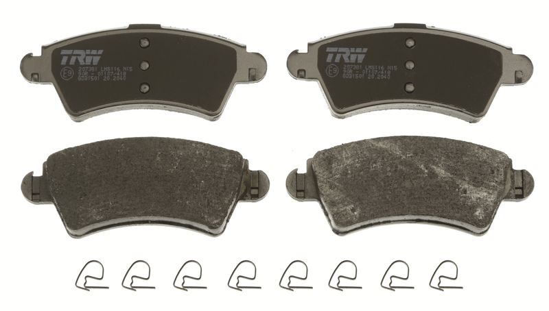 TRW GDB1501 Brake Pad Set, disc brake - 2