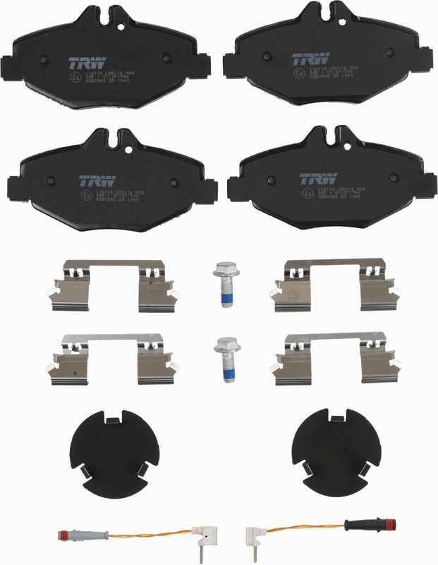 TRW GDB1542 Brake Pad Set, disc brake - 2