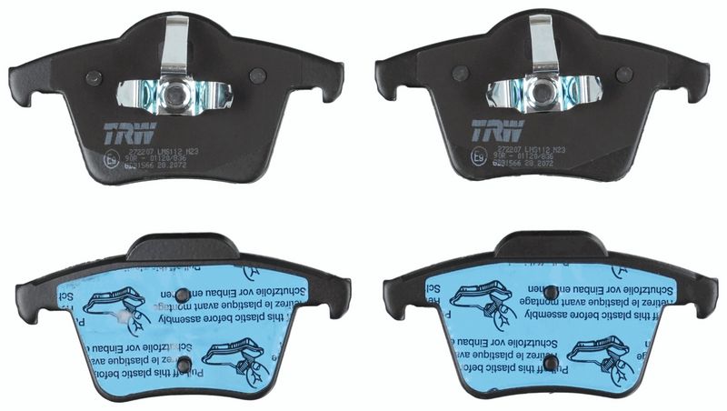 TRW GDB1566 Brake Pad Set, disc brake - 2